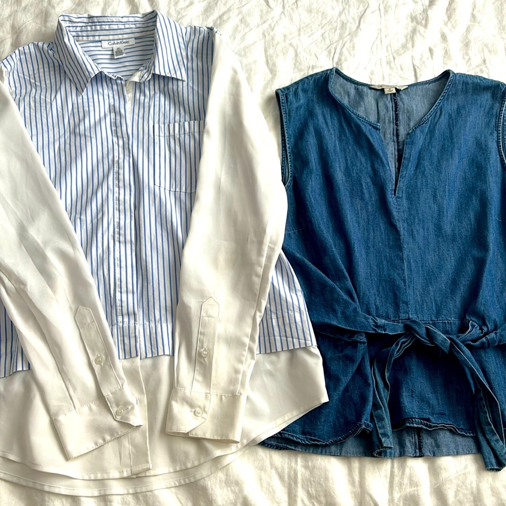 Calvin Klein blouse bundle
